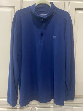 Men’s Vineyard Vines Navy Quarter Zip Pullover